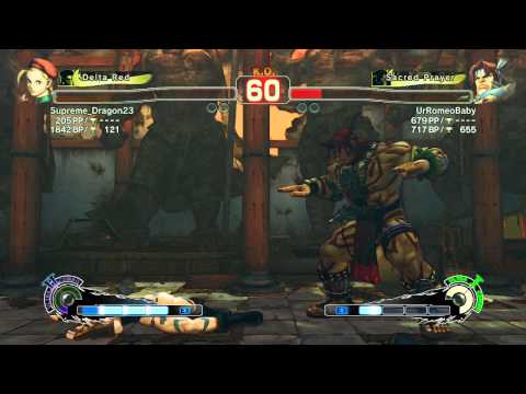 Ultra Street Fighter IV battle: Cammy vs T. Hawk