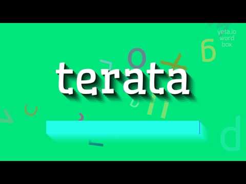 How to say "terata"! (High Quality Voices)