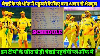 IPL 2022 - Chennai Super Kings Qualification Schedule Release | These Term and Condition CSK Qualify
