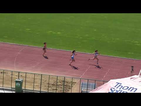 100m Heat 7, Women, National Championship U18, Bulgaria, Sofia, 2018