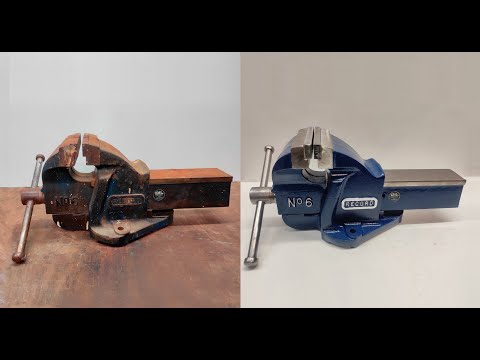 Rusty RECORD No.6 Vise Restoration
