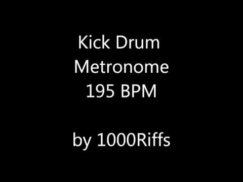 Kick Drum Metronome 195 BPM