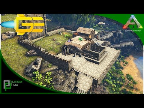 Ark: GES4 - 20 - CLIFF SIDE BASE BUILD AND NEW WALL!