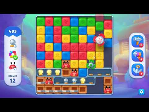 Fishdom Blast Level 495 - NO BOOSTERS GAMEPLAY 🐠 | SKILLGAMING ✔️