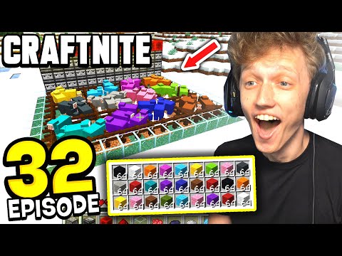 Craftnite: Episode 32 - AUTOMATIC SHEEP SHEARING FARM! (infinite wool)