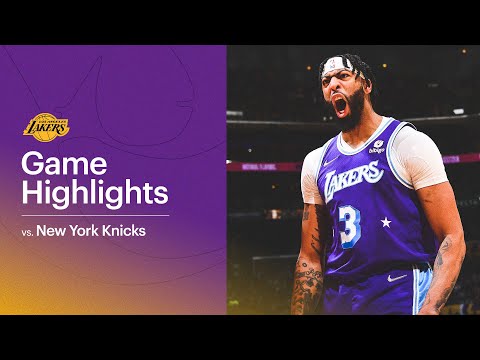 HIGHLIGHTS | Anthony Davis (28 pts, 17 reb) vs New York Knicks