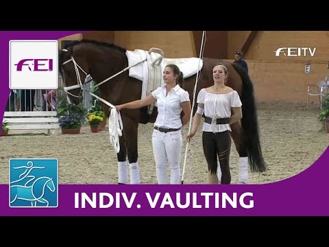 Isabel Fiala (AUT) - Individual Vaulting - Best Female - CVI Pezinok 2015