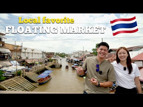 Experimente o melhor do mercado flutuante de Amphawa