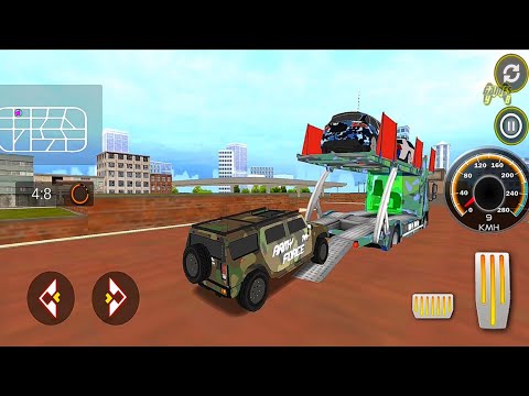 Us Army Vehicles Transport Truck Sim: Day Mode City Transport Mode - Android iOS Gameplay