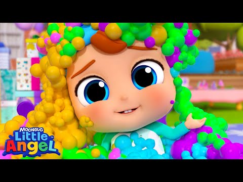 Baby John Joins the Birthday Spa Party! | Baby John’s Playtime Songs & Nursery Rhymes | Little Angel