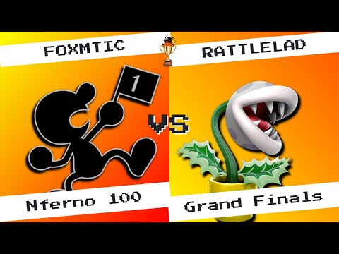 Nferno 100 GRAND FINALS - Foxmotic (Mr. Game and Watch) VS RattleLad (Piranha Plant)