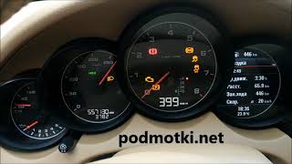 Подмотка Porsche Cayen 2011