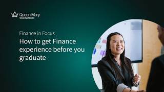 How to get Finance experience before you graduate