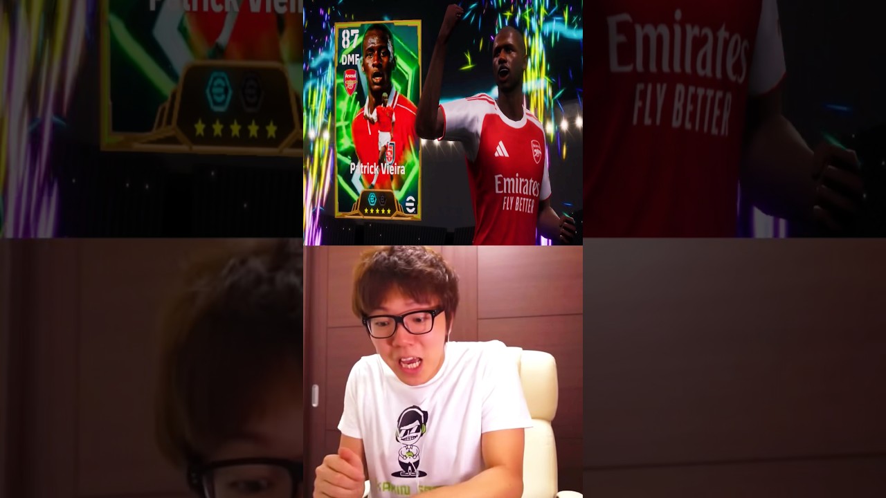 Vieira☠️ #shorts #football #soccer #efootball #pes #vieira #patrickvieira