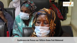 JUSTICE – ESCLAVAGE : Conférence de Presse sur l’Affaire Dame Fodi Mohamed