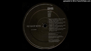 Pet Shop Boys - Where The Streets Have No Name (I Can&#39;t Take My Eyes Off You) (Red Zone Mix)
