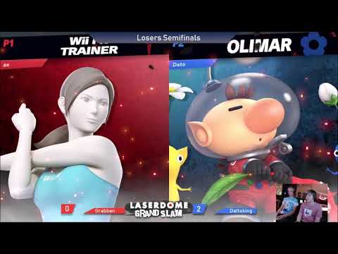Laserdome GRAND SLAM - Grabben (Wii Fit Trainer) - Dattoking (Olimar) - Losers Quarterfinals