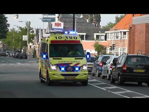 Ambulance 10-190 met spoed naar Limmen