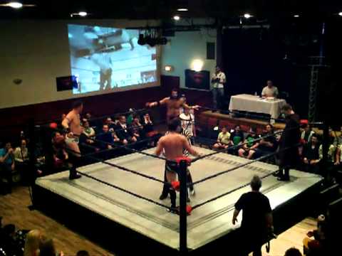 Nelson Creed vs Artemis Spencer vs Tony Baroni vs Bishop - Canadian Title (10/12/13) | ECCW Classics