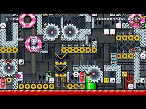 [Super Mario Maker Puzzle] Puzzle:Occam's Sledgehammer by ev_brak