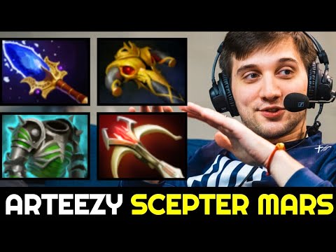 ARTEEZY trying Mars with Scepter Build 7.28 Dota 2