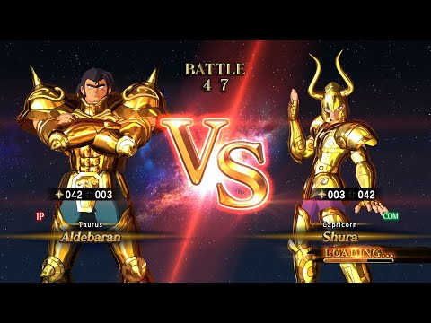 Aldebaran (Taurus Gold Cloth) vs Shura (Capricorn Gold Cloth) - Saint Seiya: Soldiers' Soul