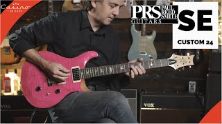 Video thumbnail for PRS 2021 SE Custom 24 Electric Guitar   Bonnie Pink, Natural Back by Casino Guitars