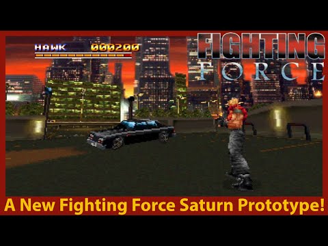 Fighting Force on Sega Saturn! A Playable Build of a Saturn Game that Never Released...Just Released