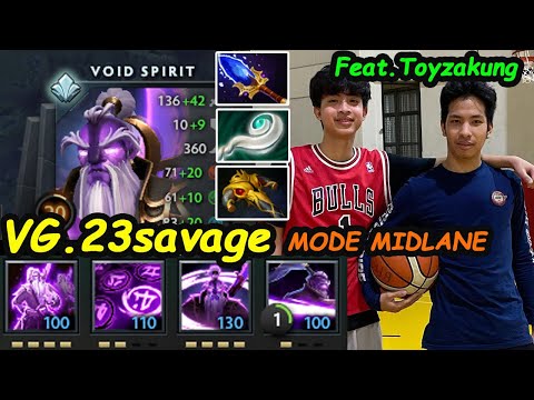 VG 23savage [Void Spirit] 11K MMR MODE MIDLANE Fight For Top1 Dota 2 Perspective Pro Gameplay