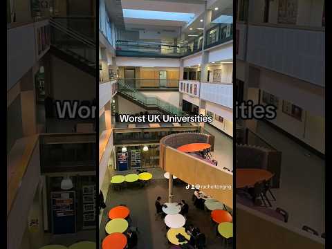 Worst Universities in the UK #university #students #studentlife #ranking #knowledge #uni #facts