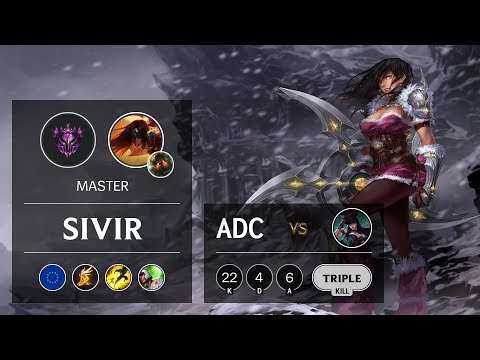 Sivir ADC vs Caitlyn - EUW Master Patch 9.9