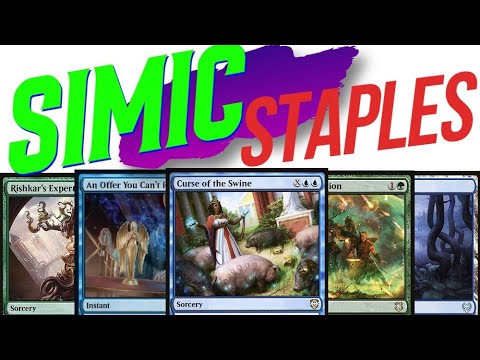 Which Staples Do I Put In My Simic Commander Decks?