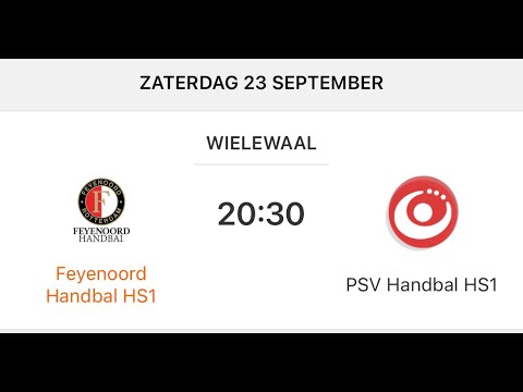 Feyenoord Handbal HS1 - PSV Handbal HS1 23-9-2023