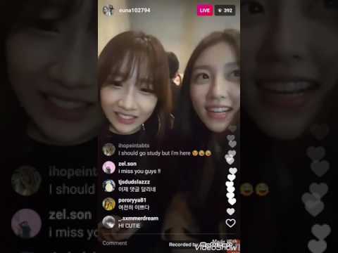 [170317] The Ark Euna Kim Insta Live with Lee Suji