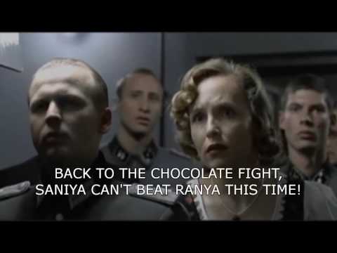 Hitler Reacts to Ranya and Saniya's Chocolate Fight