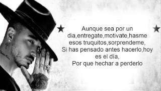 Por Un Dia - J Balvin ( letra)