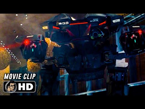 ROBOCOP Clip - "ED-209 Battle" (2014)