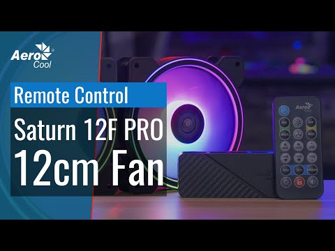 AEROCOOL PGS SATURN 12F ARGB PRO 3x12 - VENTILIATORIUS + stebulės video