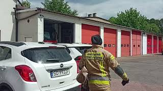 WYJAZD ALARMOWY ZASTĘPU 631 s 21 JRG TG, DO WYPADKU DROGOWEGO NA DRODZE KRAJOWEJ NR 11 TWORÓG - KOTY