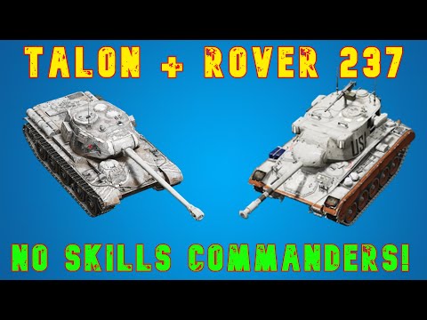 Talon + Rover 237 No Skilles Commanders ll Wot Console - World of Tanks Console Modern Armour