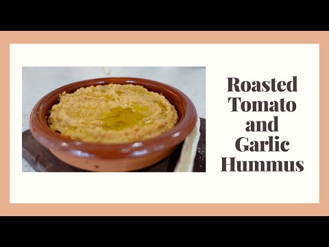 ROASTED TOMATO & GARLIC HUMMUS | HUMMAS WITH A TWIST | KERRY WHELPDALE