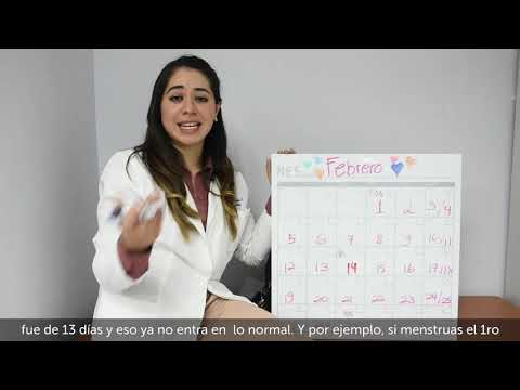 ¿Cómo saber si mi ciclo menstrual es regular o irregular?