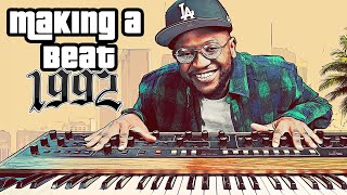 Making a Beat BUT I Pretend It's 1992 And I Live In Compton