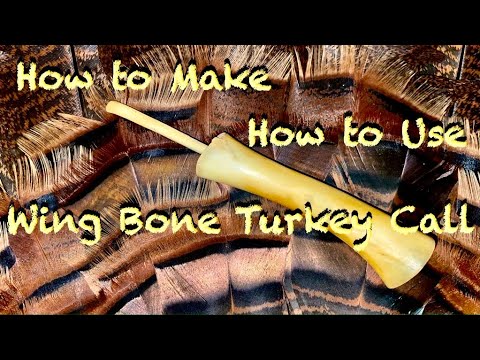 How to make a wing bone turkey call - How to use a wing bone turkey call