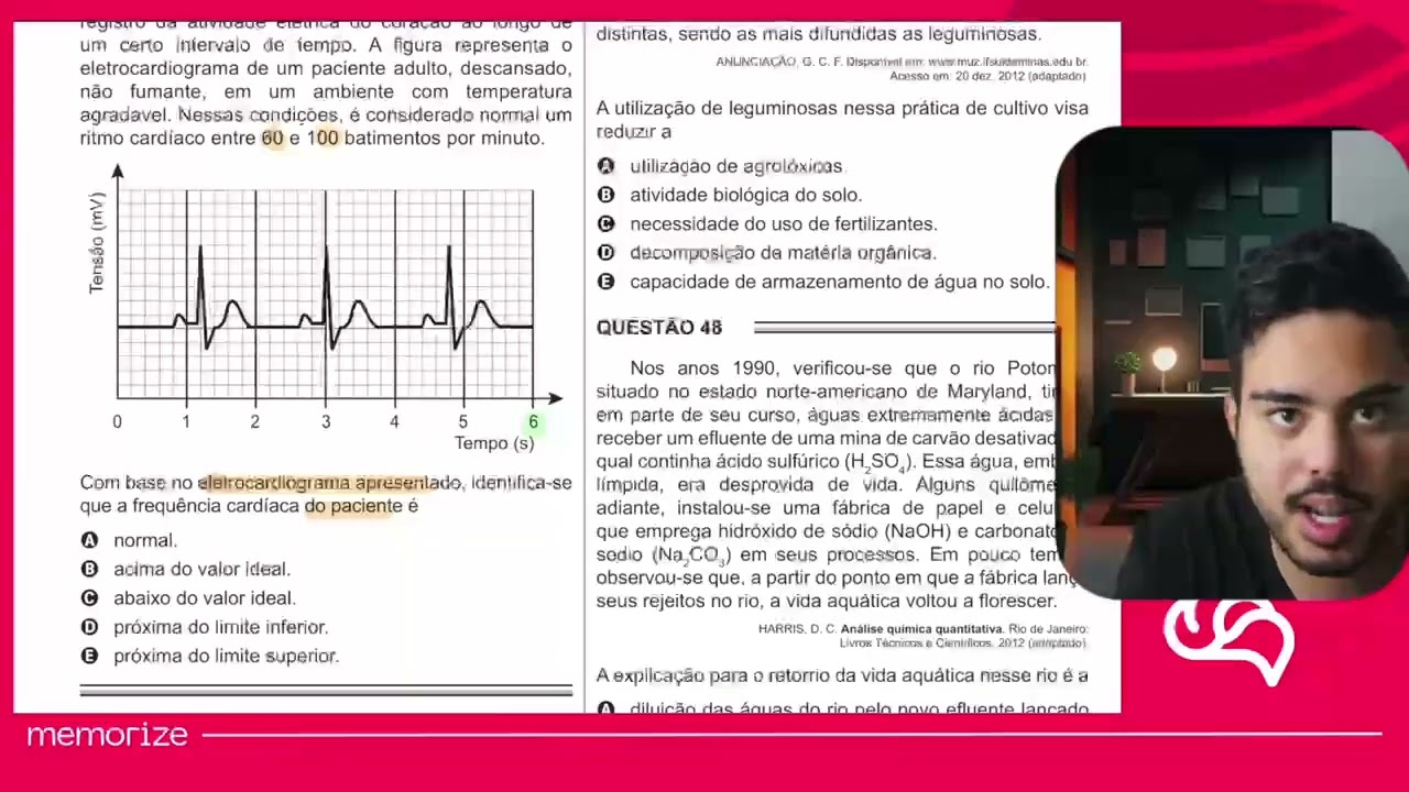 Resolução em Vídeo — Questão 46 ENEM 2016 PPL