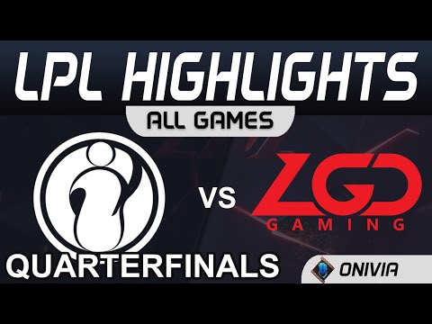 IG vs LGD Highlights ALL GAMES Quarterfinals LPL Summer Playoffs 2020 Invictus Gaming vs LGD Gaming