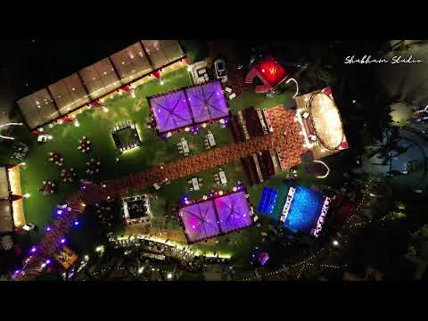 best drone shot in wedding