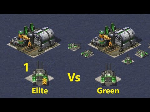 1 Elite Apocalypse vs Greens | Red Alert 2 |