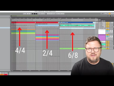 How to build a live set with time signature changes