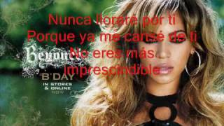 Beyonce - Irremplazable(letra)